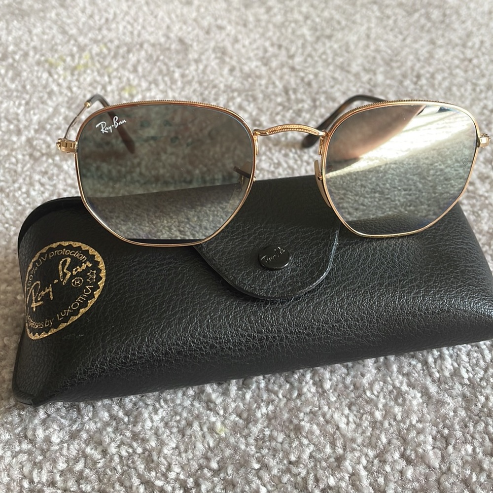RAY BAN — hexagonal sunglasses
